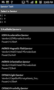 Download Sensor Test APK for PC