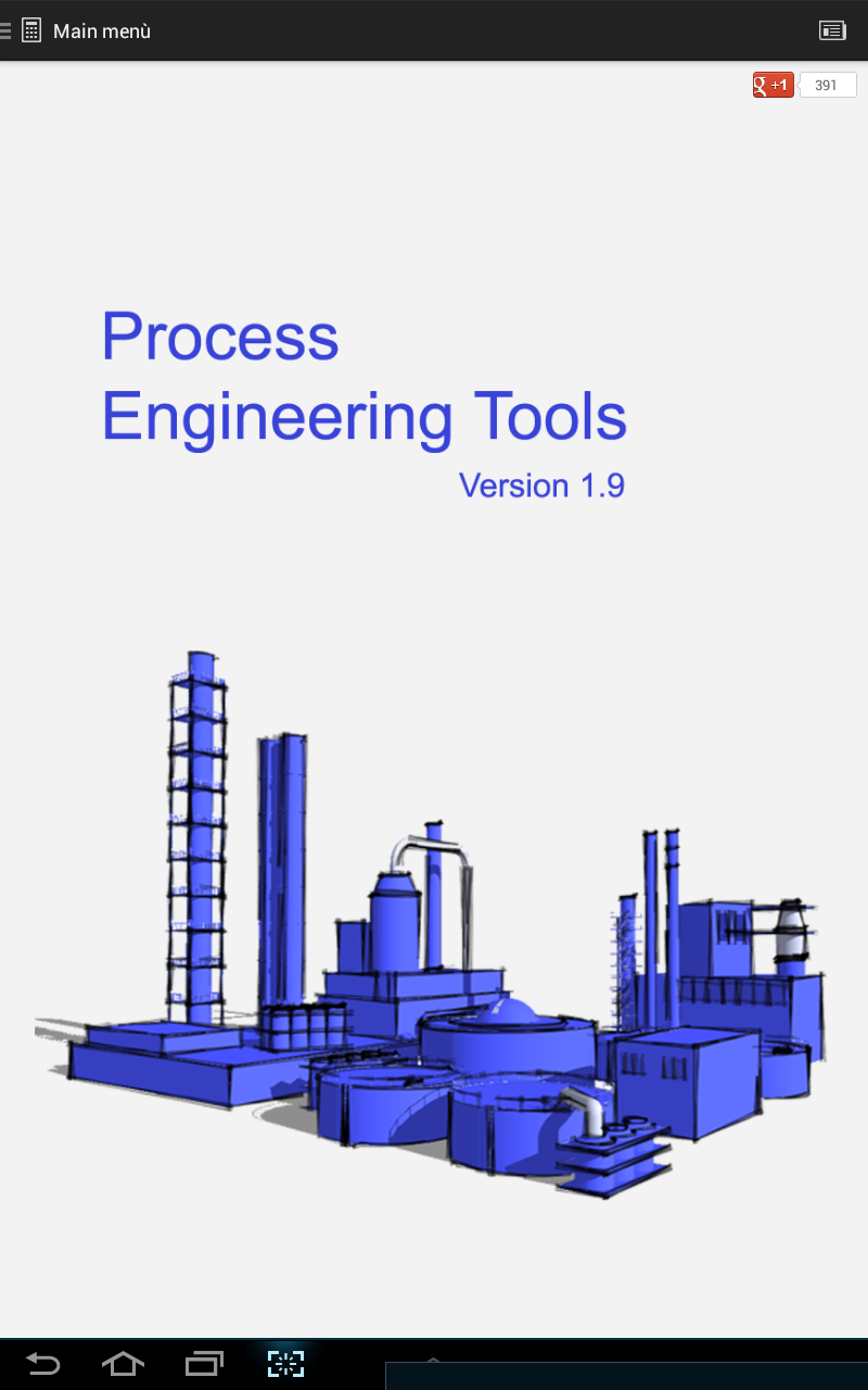 Android application Process Engineering Tools screenshort