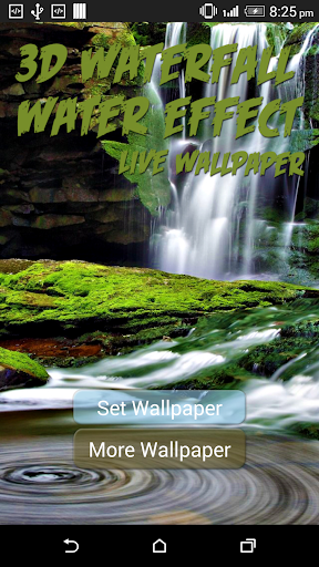 3D Waterfall Water Effect LWP