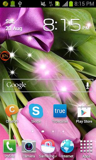 Pink Tulip Live wallpaper