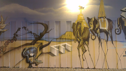 Salvadore Dali Graffiti