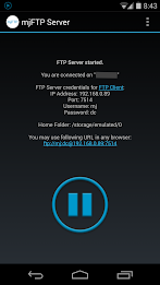 FTP Server by mjw software poster 1