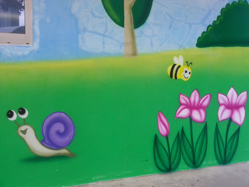Garden Snail Mural