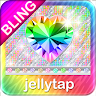 ♦BLING♦Theme Rainbow Zebra SMS Application icon