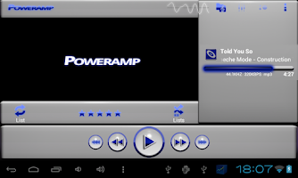 poweramp skin blue 3d APK 스크린샷 이미지 #10