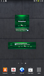 Lastest Poweramp widget - BLACK Green APK