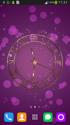 Purple Clock