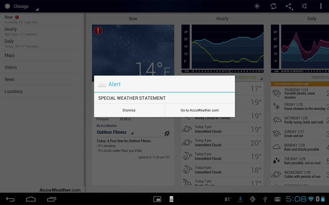 AccuWeather Platinum - screenshot
