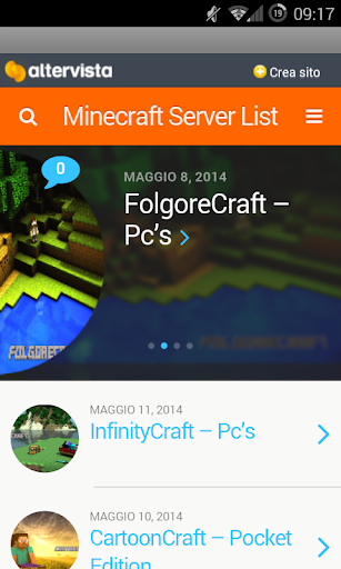 MinecraftListaServer