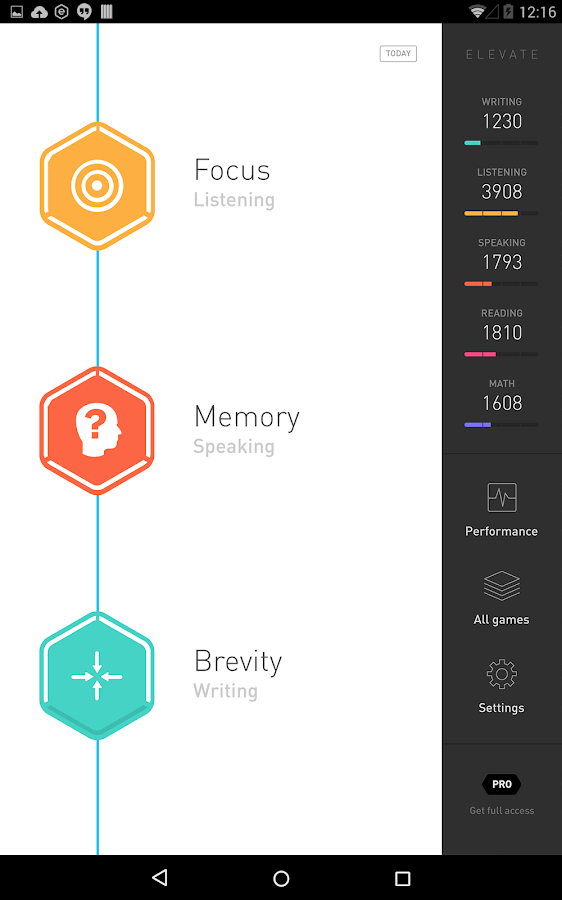 Elevate Brain Training Android Apps on Google Play