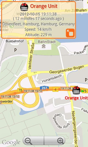 GPS-Trace Orange Client