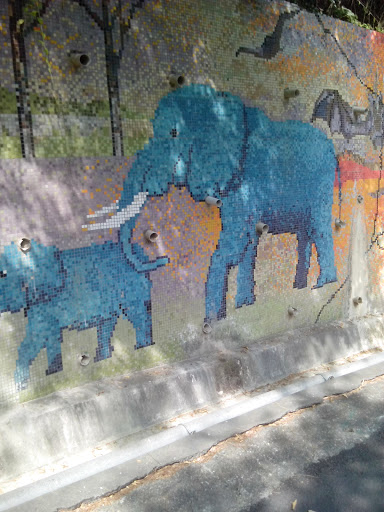 壽山動物園大象壁貼