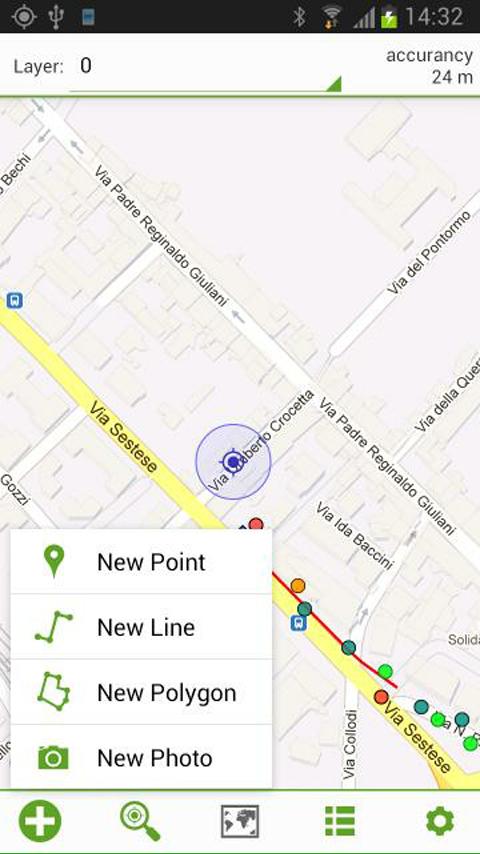 GIS&amp;GO - GPS measure area Screen 2