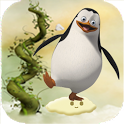 Penguin jump icon