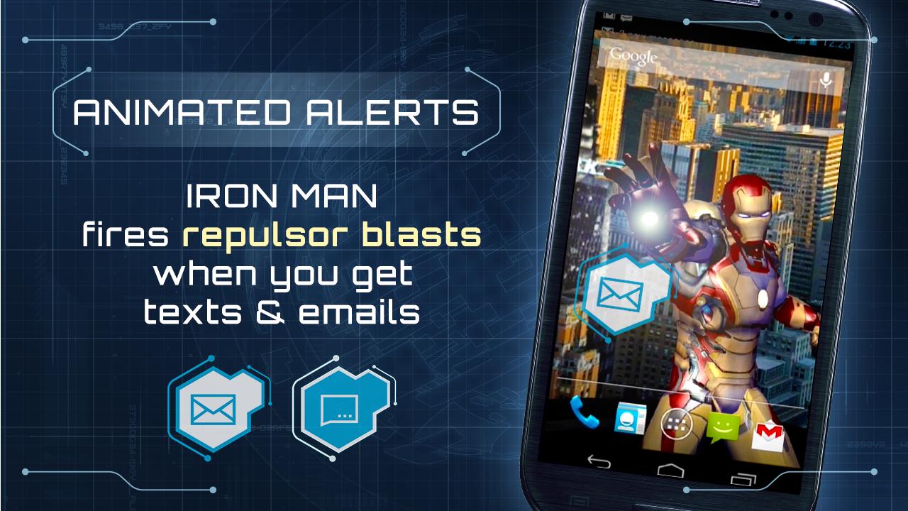 Iron Man 3 Live Wallpaper Apl Android Di Google Play