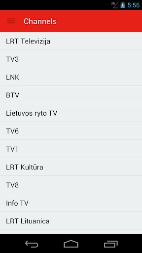 Lithuanian Television Guide