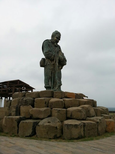 西嶼老漁夫雕像