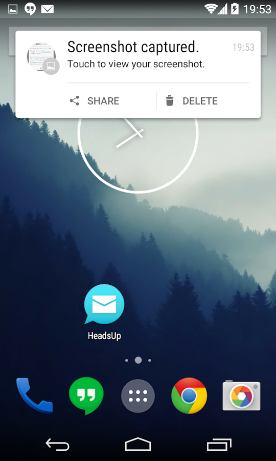 HeadsUp - screenshot