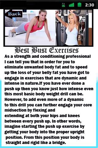 Best Bust Exercises