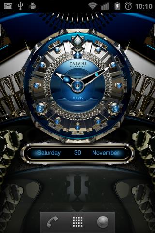 Mavis Luxury Clock Widget Screen 2