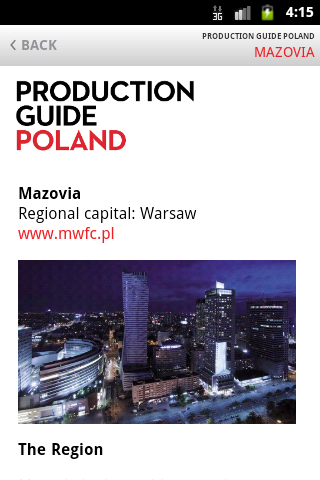 Production Guide Poland