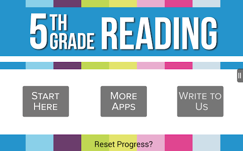 Android application Ultimate 5th Grade Reading screenshort