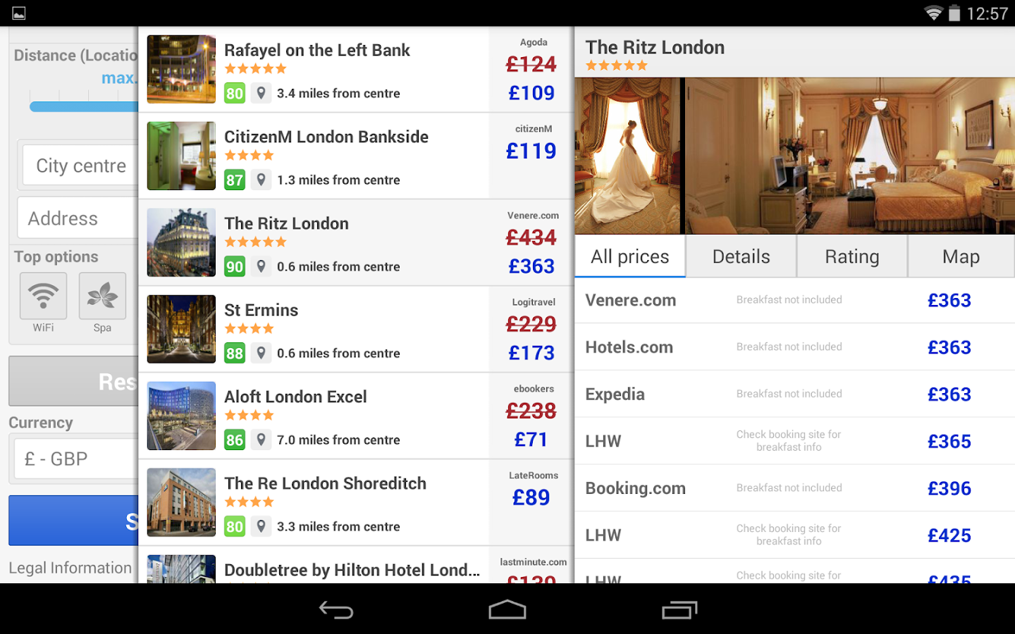 trivago - The Hotel Search - screenshot