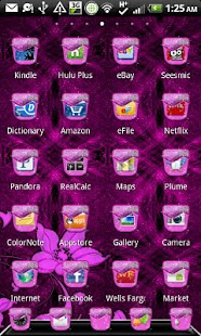 THEME - Glitter Purple Screenshots 5