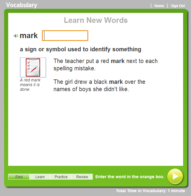 MobyMax - Math and Reading Screen 1