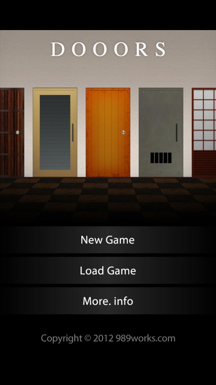 Android application DOOORS - room escape game - screenshort