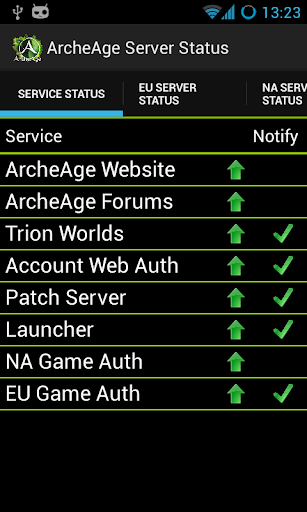 Archeage Server Status