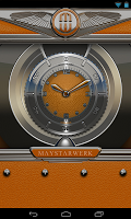 Clock Widget Orange Elephant APK Screenshot #4