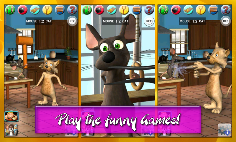 Talking Cat Vs. Mouse Deluxe - screenshot