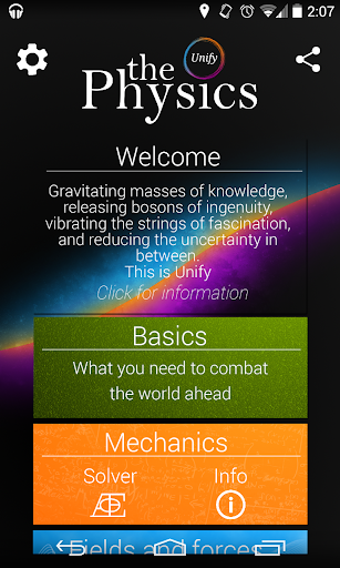 Unify - Physics Calculator