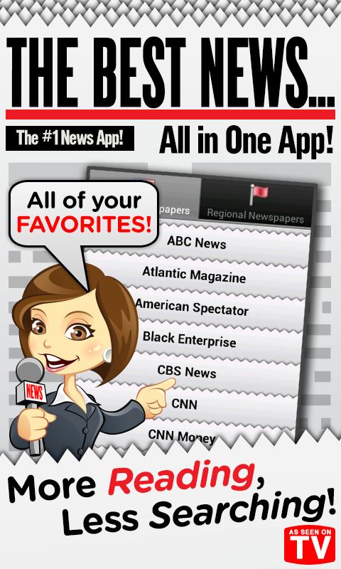 Android application Newspapers UK free (English) screenshort