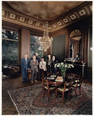 Portret van Reinier Krooshof, Tom Pauka, André van der Louw, Jan Nagel, Rob de Rooi en Arie van der Hek