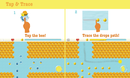 【免費娛樂App】Tap the Bee:Tracing game Free-APP點子