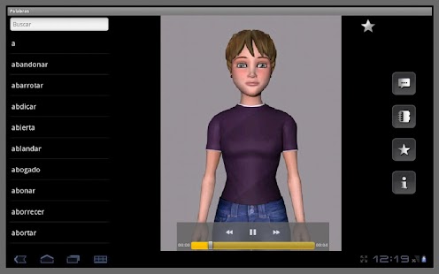 Sign Language textoSIGN tablet Screenshots 0