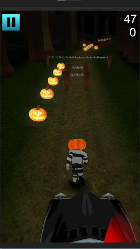 Pumpkin Head Halloween Runner