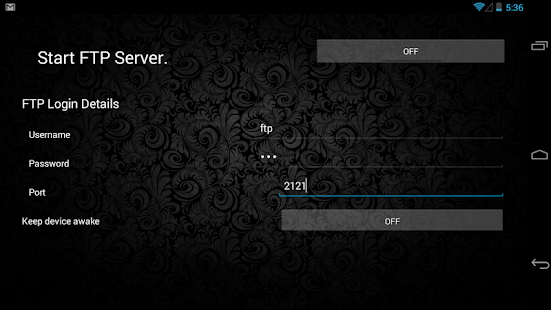 FTP Server(WIFI File Transfer) Screenshots 1