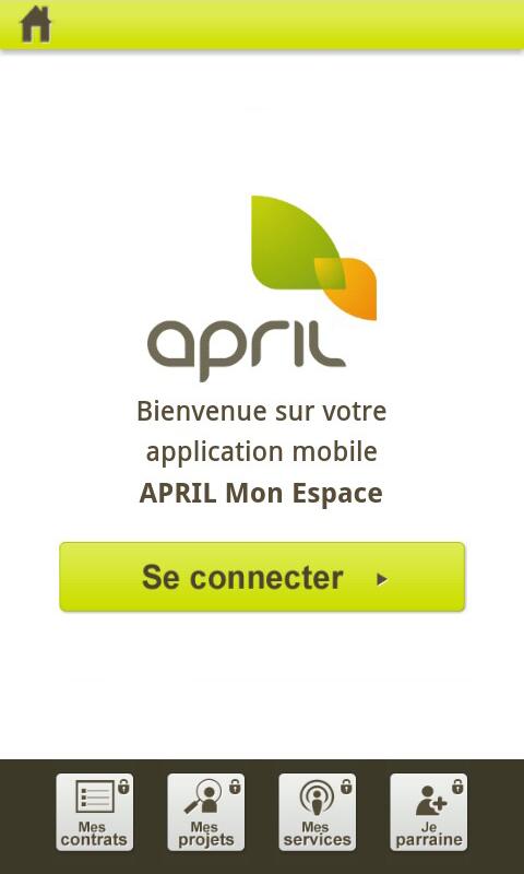 APRIL Mon Espace Screen 1