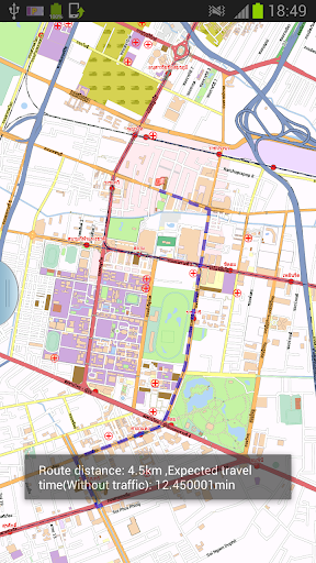 Shanghai Offline Map Routing