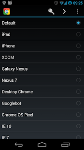 Chrome User Agent Switcher - screenshot thumbnail