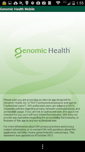 Genomic Health Mobile