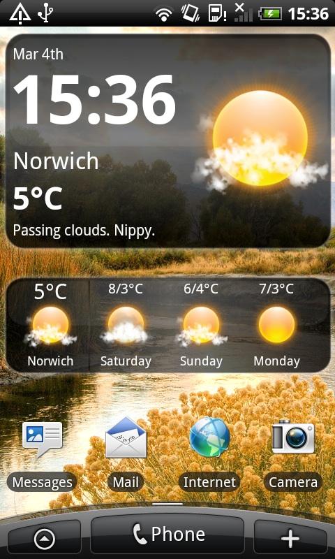 Fizz Weather Screen 1