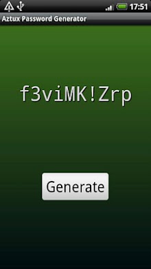 Aztux Password Generator