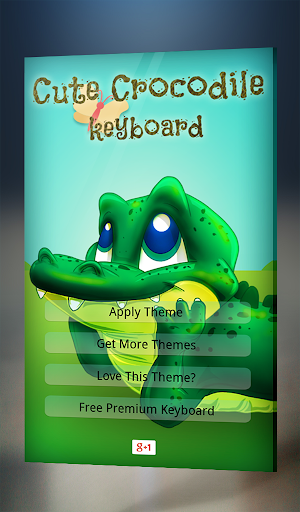 Cute Crocodile Keyboard