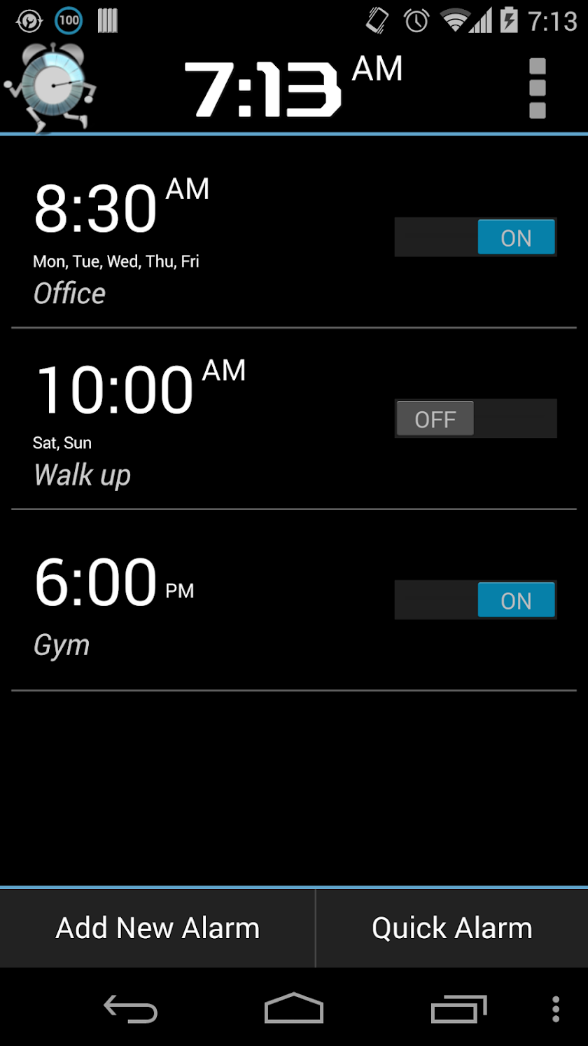 Walk Me Up! Alarm Clock PRO Screen 2