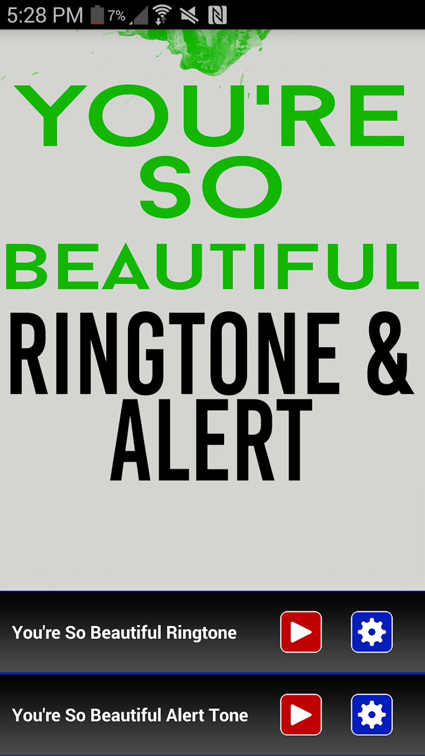 Youre So Beautiful Ringtone Screen 1