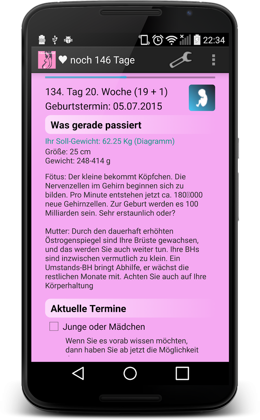 Meine Schwangerschaft Screen 2